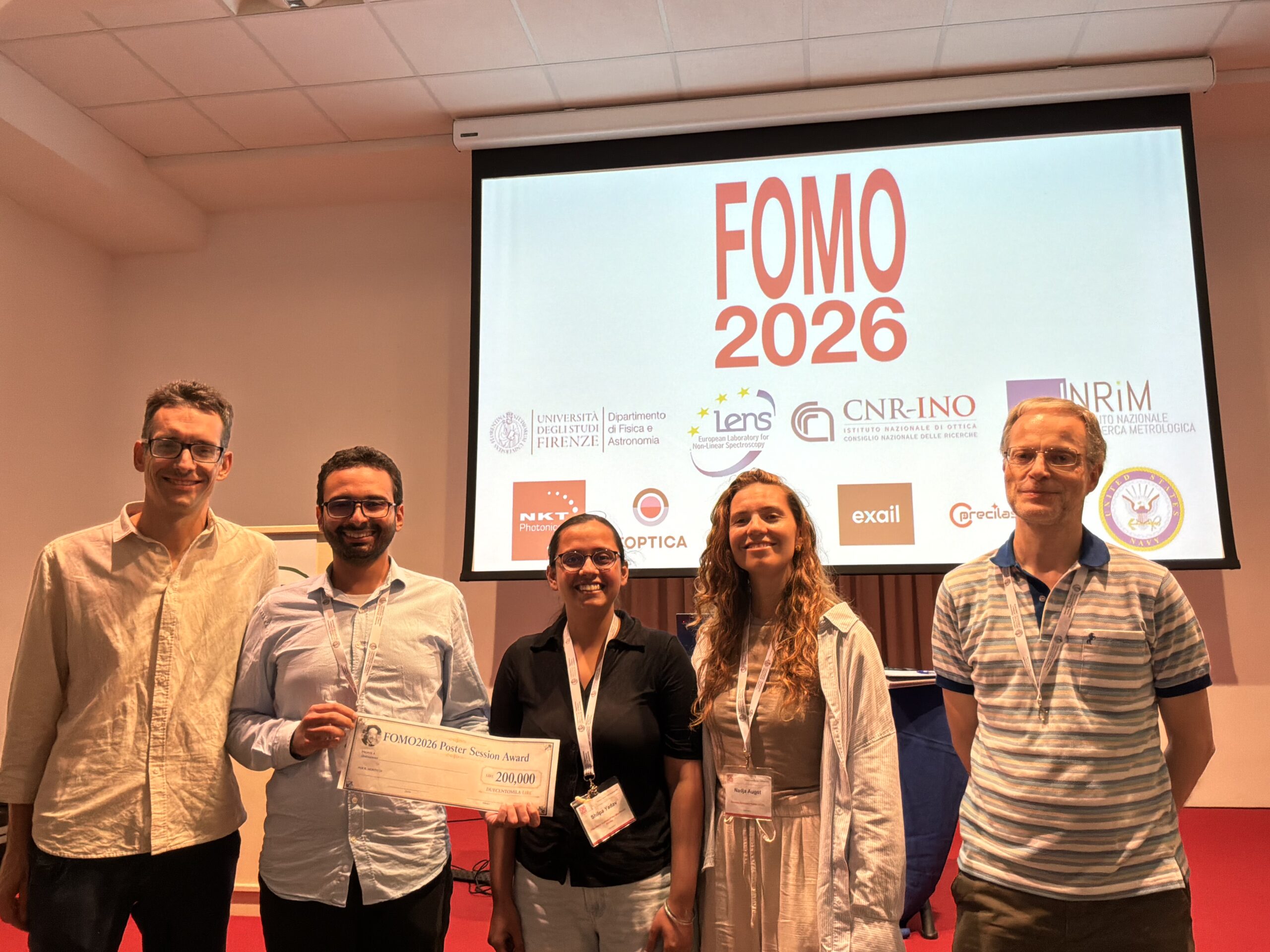 FOMO Student Prize Awarded