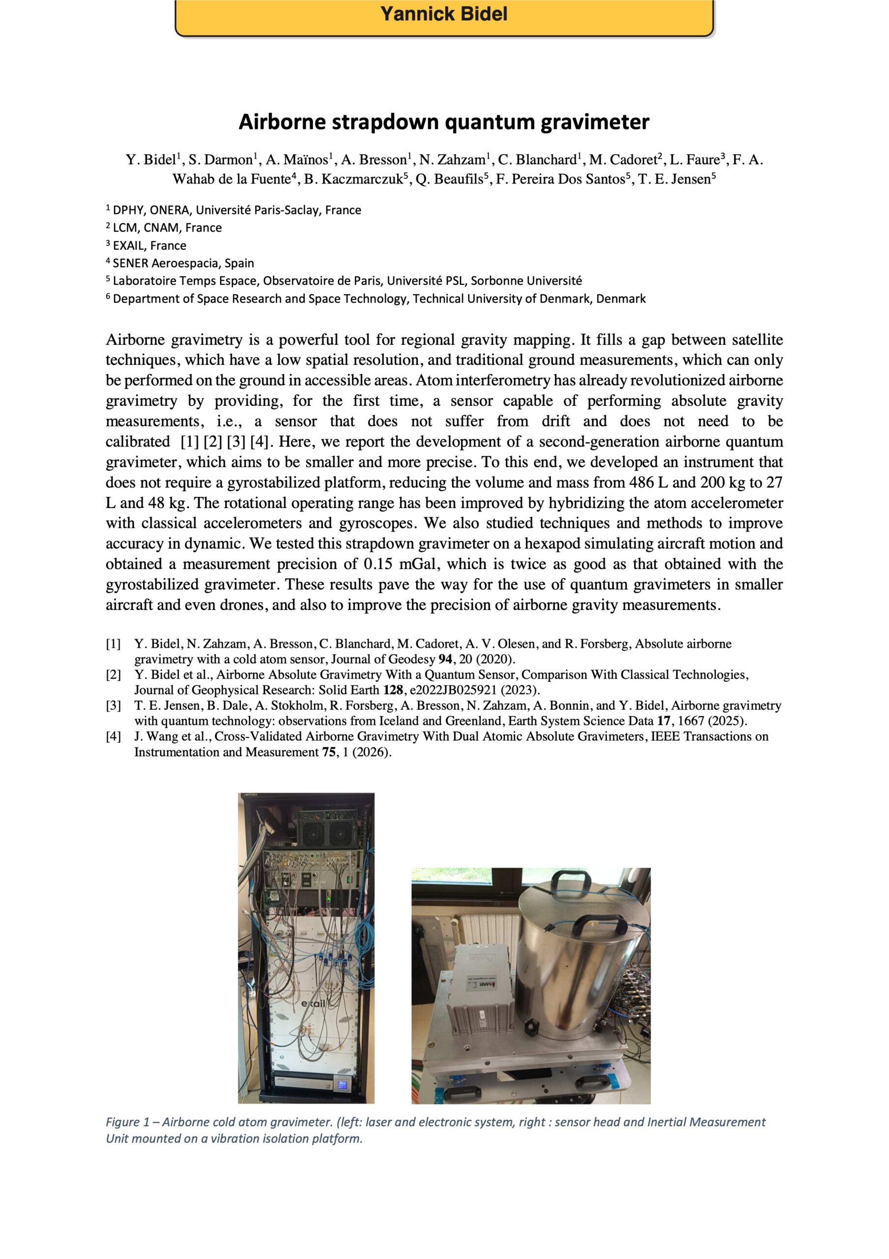 Airborne strapdown quantum gravimeter