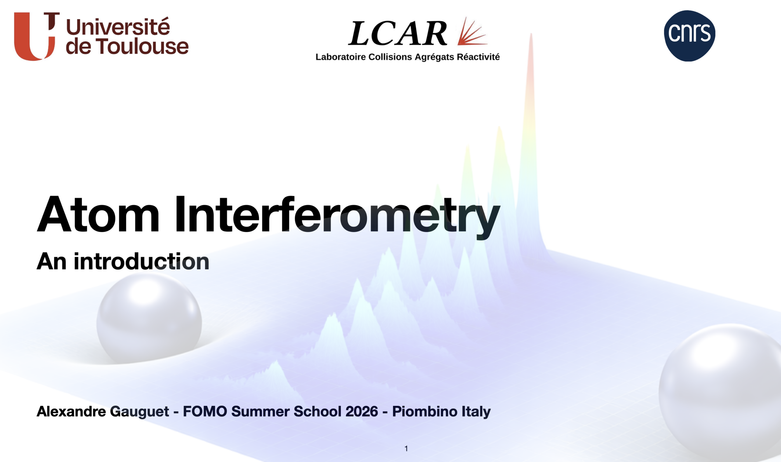 Alexandre Gauguet: Atom Interferometry — An introduction
